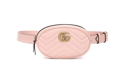 gucci pink leather belt bag|Gucci belt bag original price.